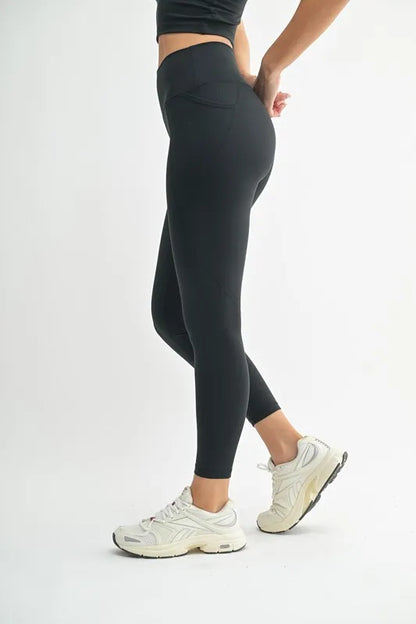 MONO B Venice Cloud Light Sculpt High-Waisted Leggings Easy Apparels