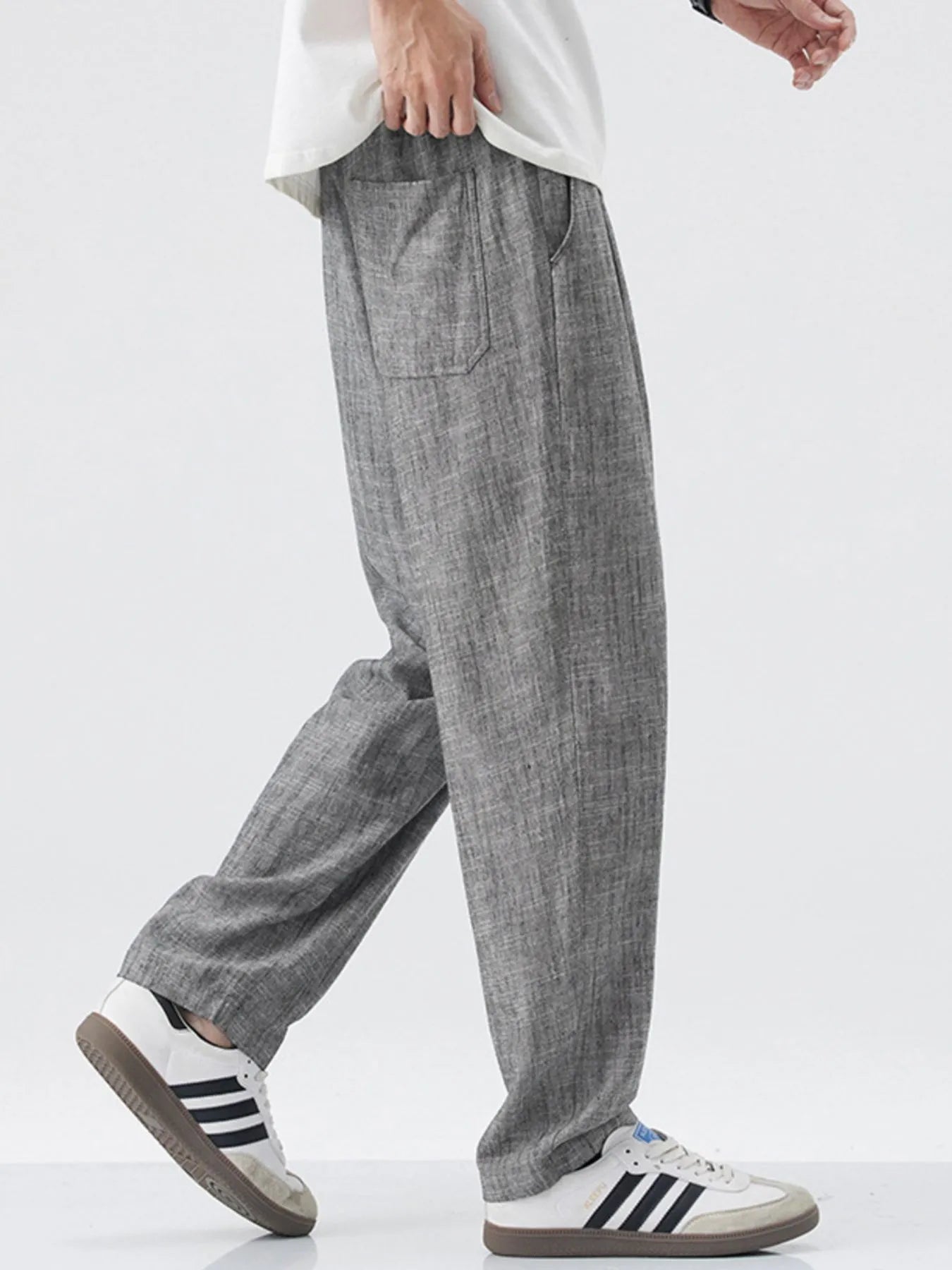 Men's Relaxed Fit Drawstring Casual Pants Easy Apparels