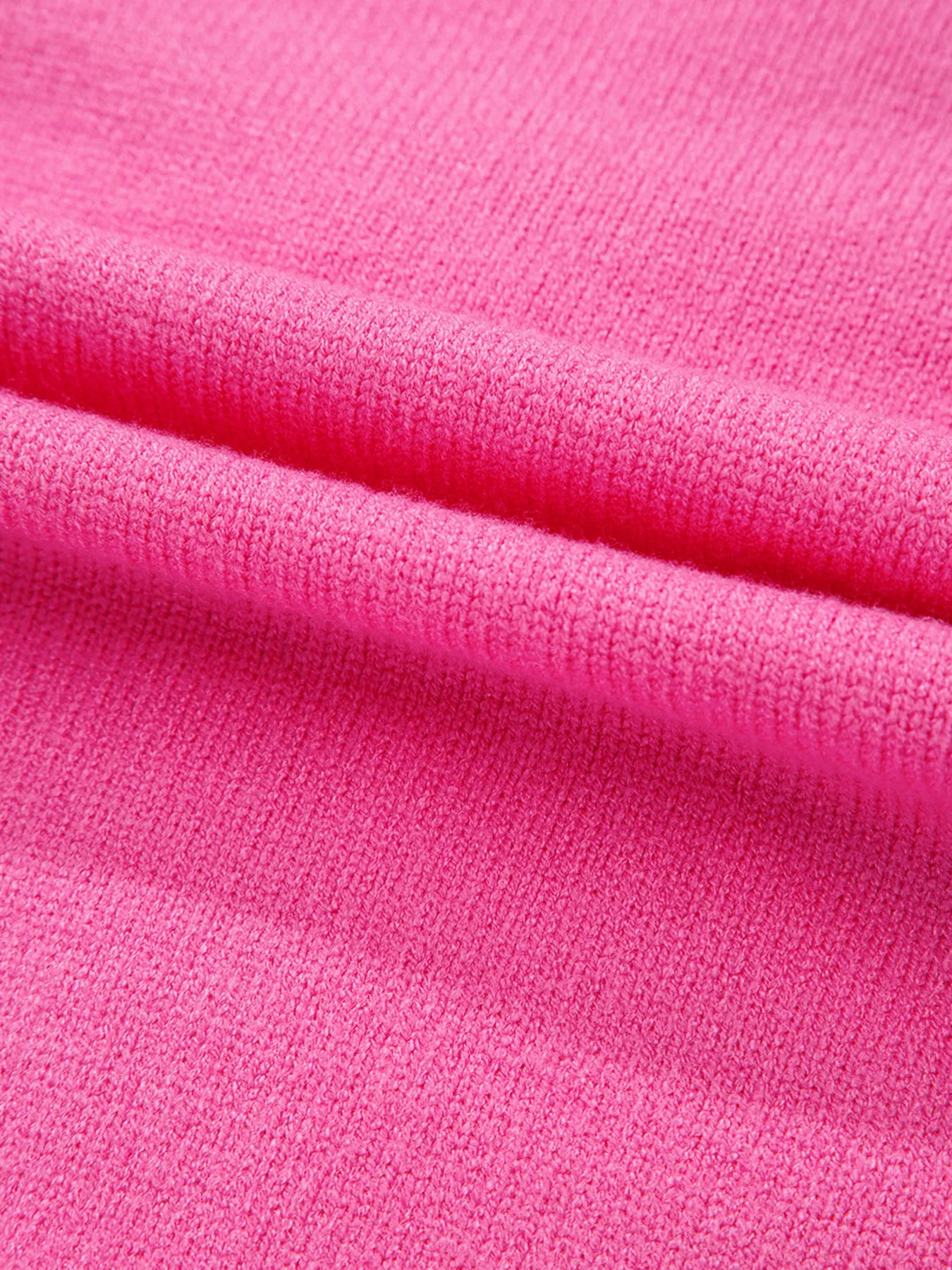 Trendsi Ribbed Hem Long Sleeve Sweater