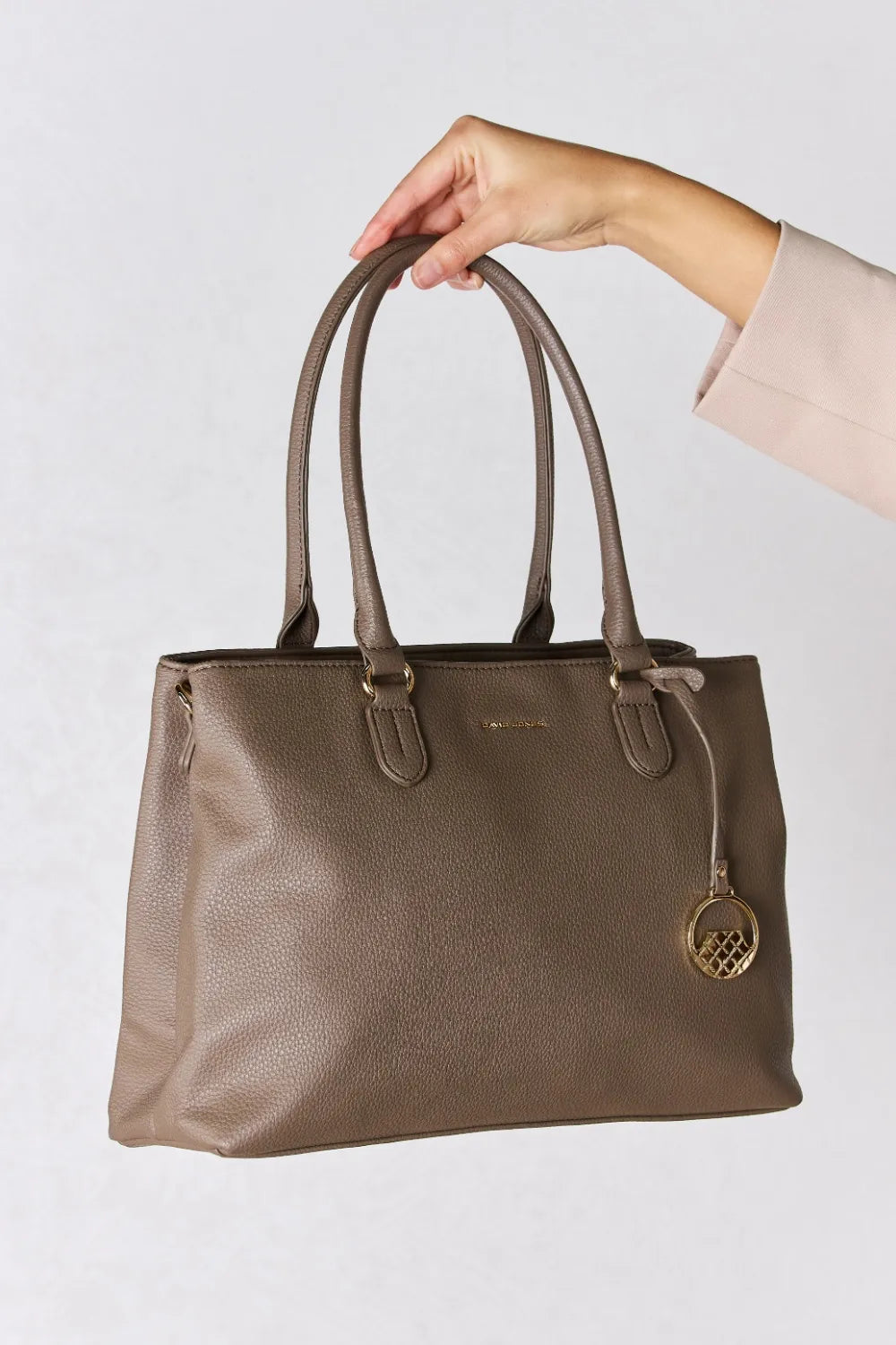 David Jones Structured Leather Handbag Easy Apparels