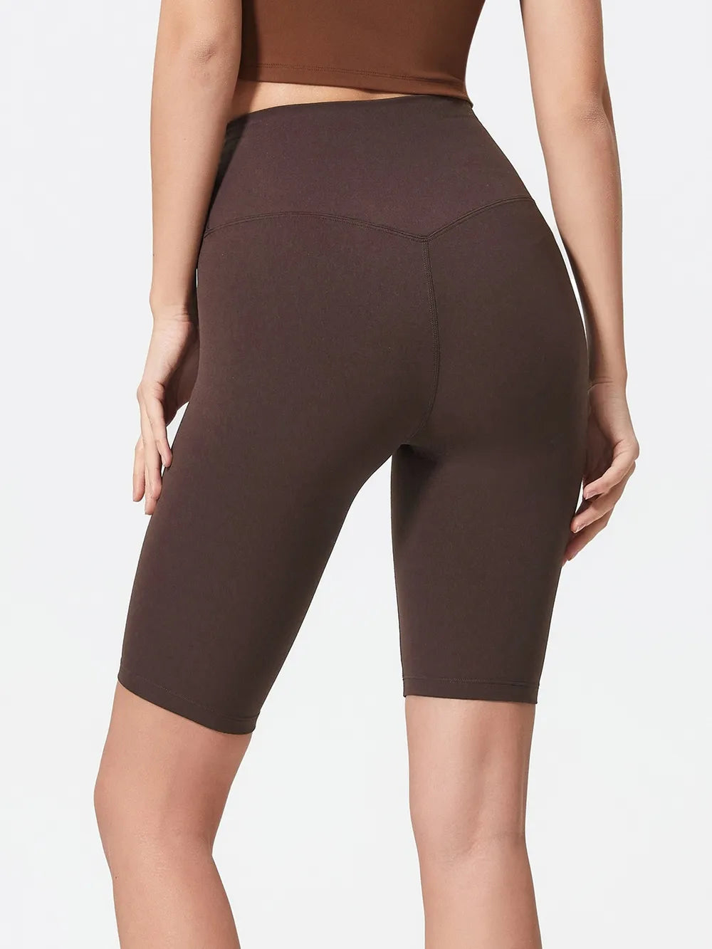 Millennia High Rise Wide Waistband Active Shorts Easy Apparels