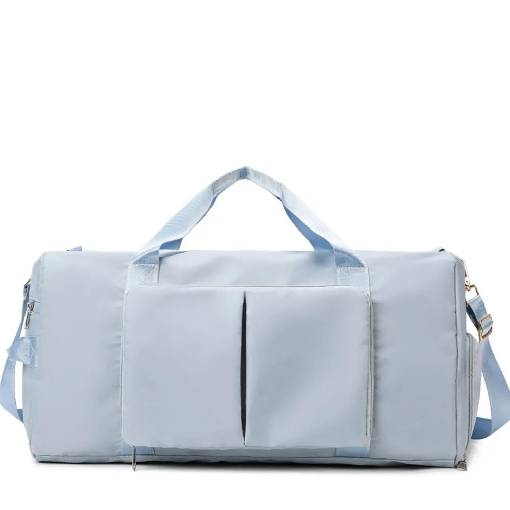 Wet and Dry Separation Travel Bag Light Blue One Size Easy Apparels