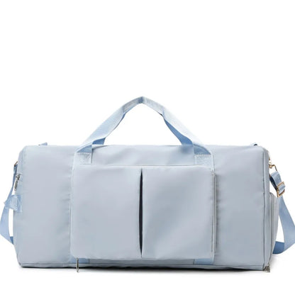 Wet and Dry Separation Travel Bag Light Blue One Size Easy Apparels