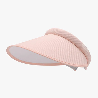 Wide Brim PVC Sun Hat Blush Pink One Size Easy Apparels