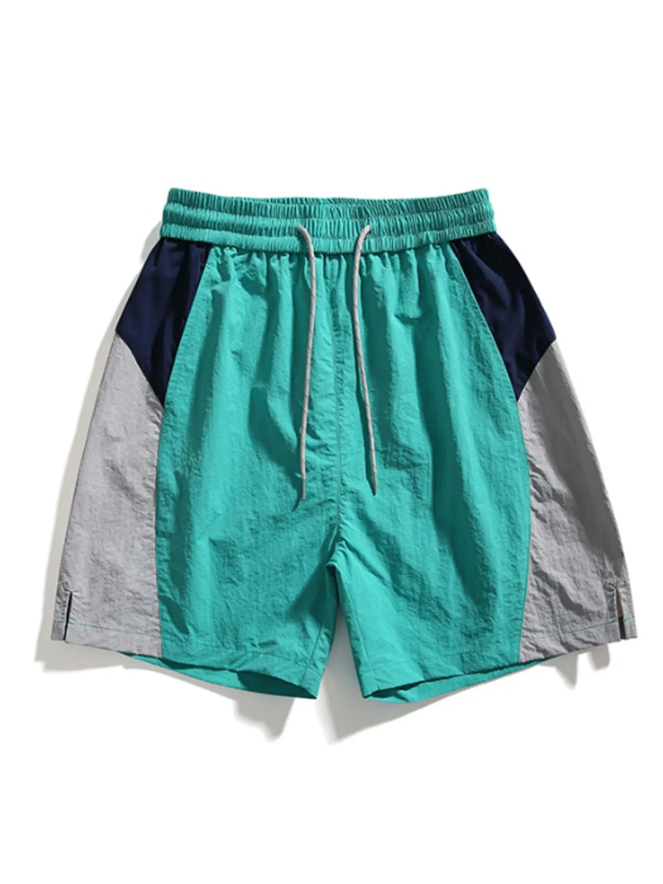 Men's Drawstring Color Block Shorts Easy Apparels