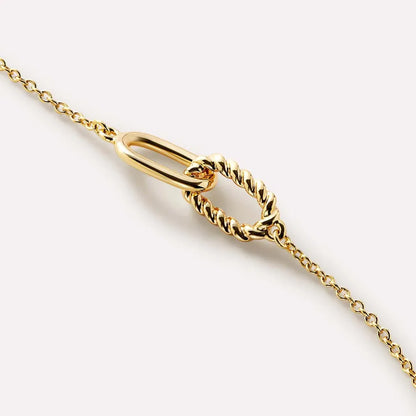 Interlocked Titanium Steel Necklace Easy Apparels