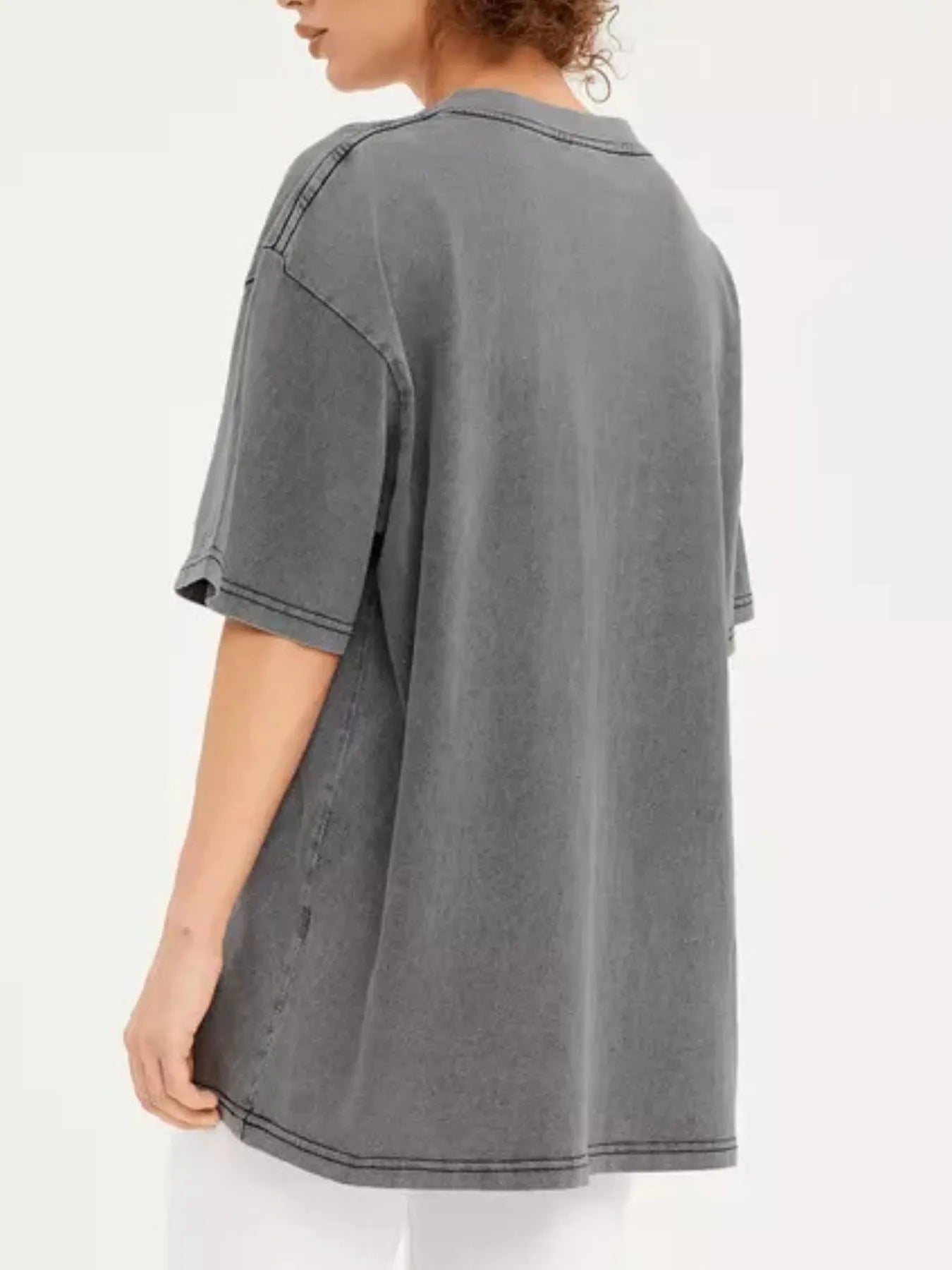 Trendsi Round Neck Short Sleeve T-Shirt