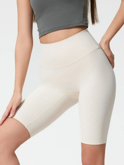 Millennia High Rise Wide Waistband Active Shorts Easy Apparels