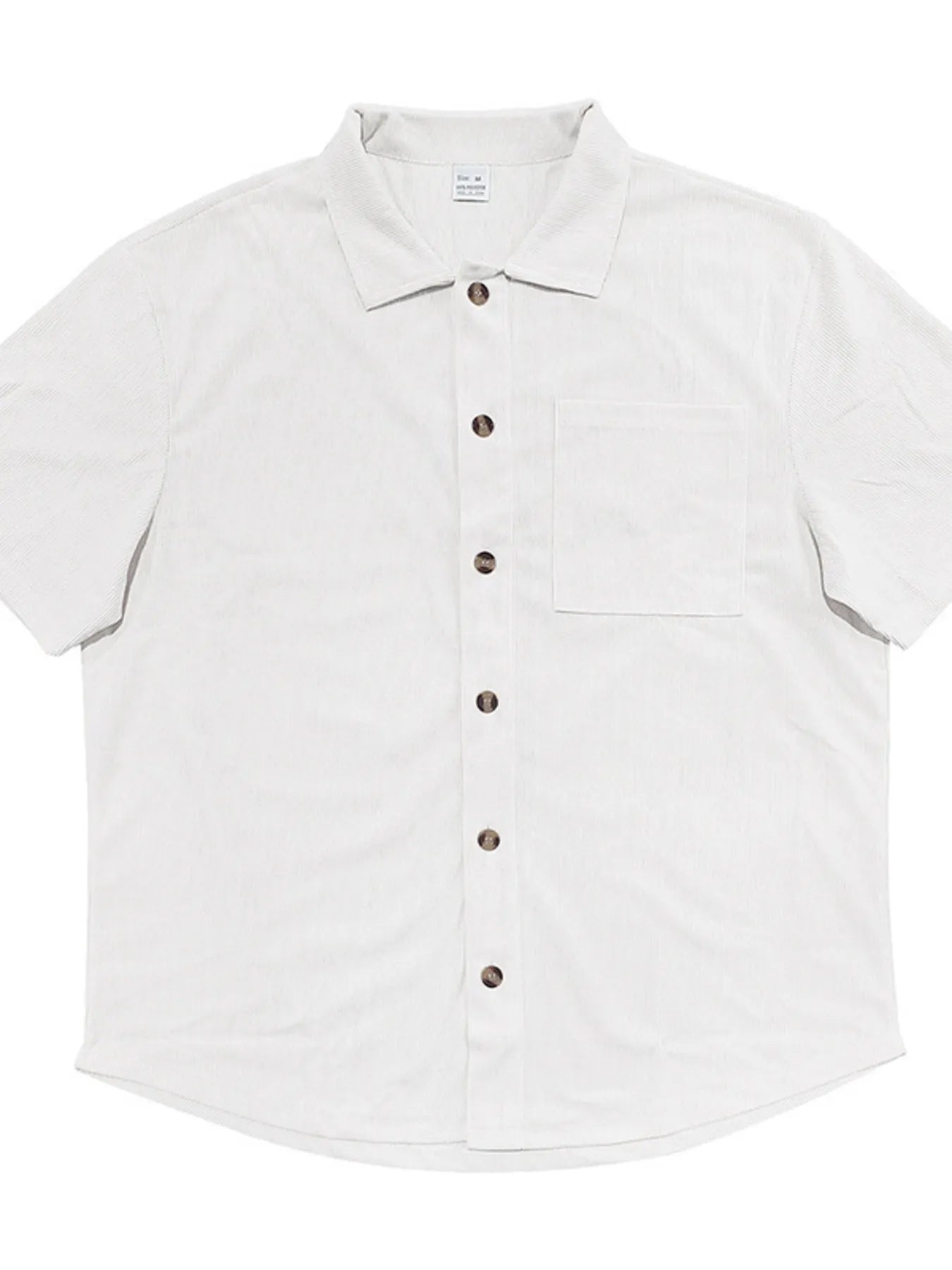 Men's Full Size Button Up Top and Shorts Set Plus Size Easy Apparels