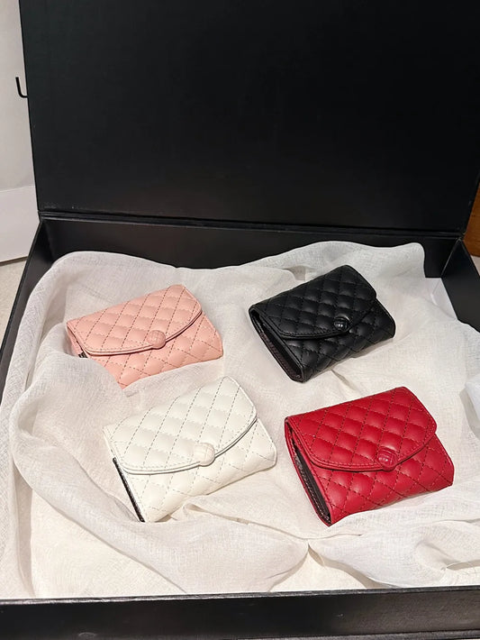 PU Leather Solid Color Wallet Easy Apparels