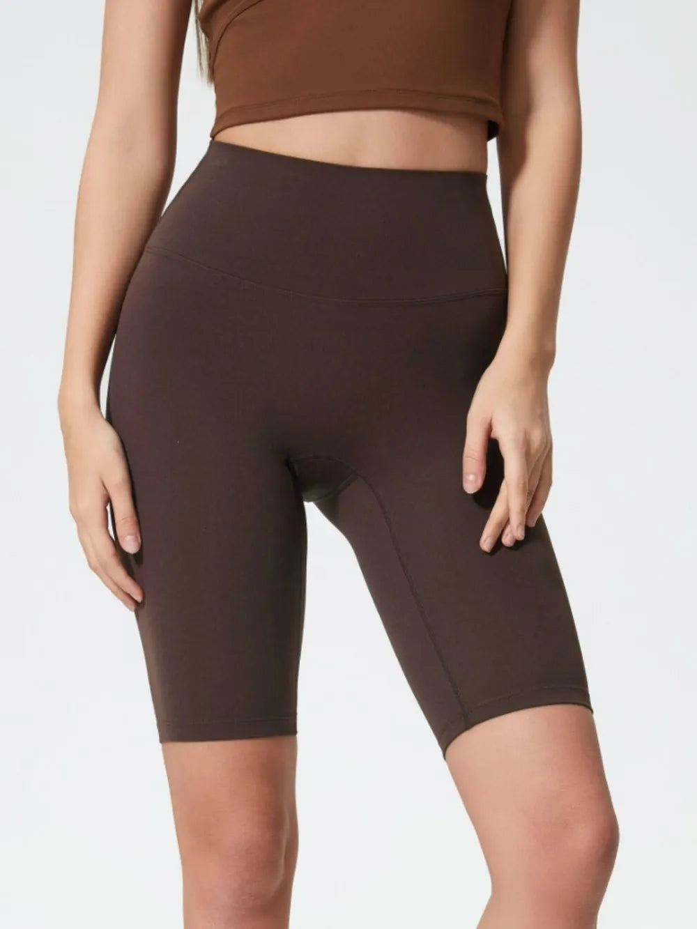 Millennia High Rise Wide Waistband Active Shorts Easy Apparels