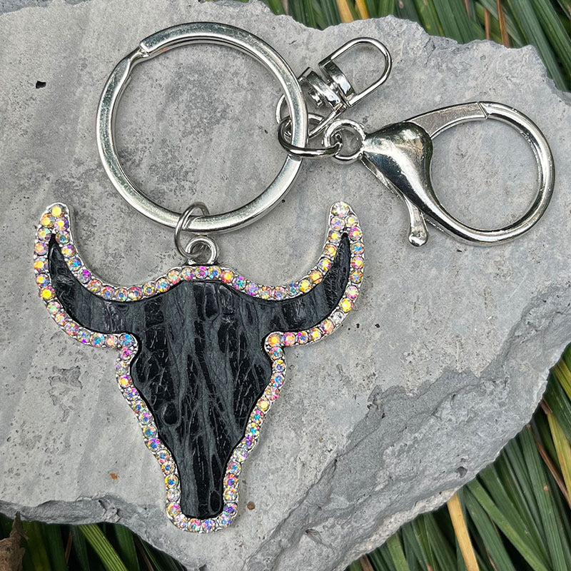 Bull Shape Key Chain Style C One Size Easy Apparels