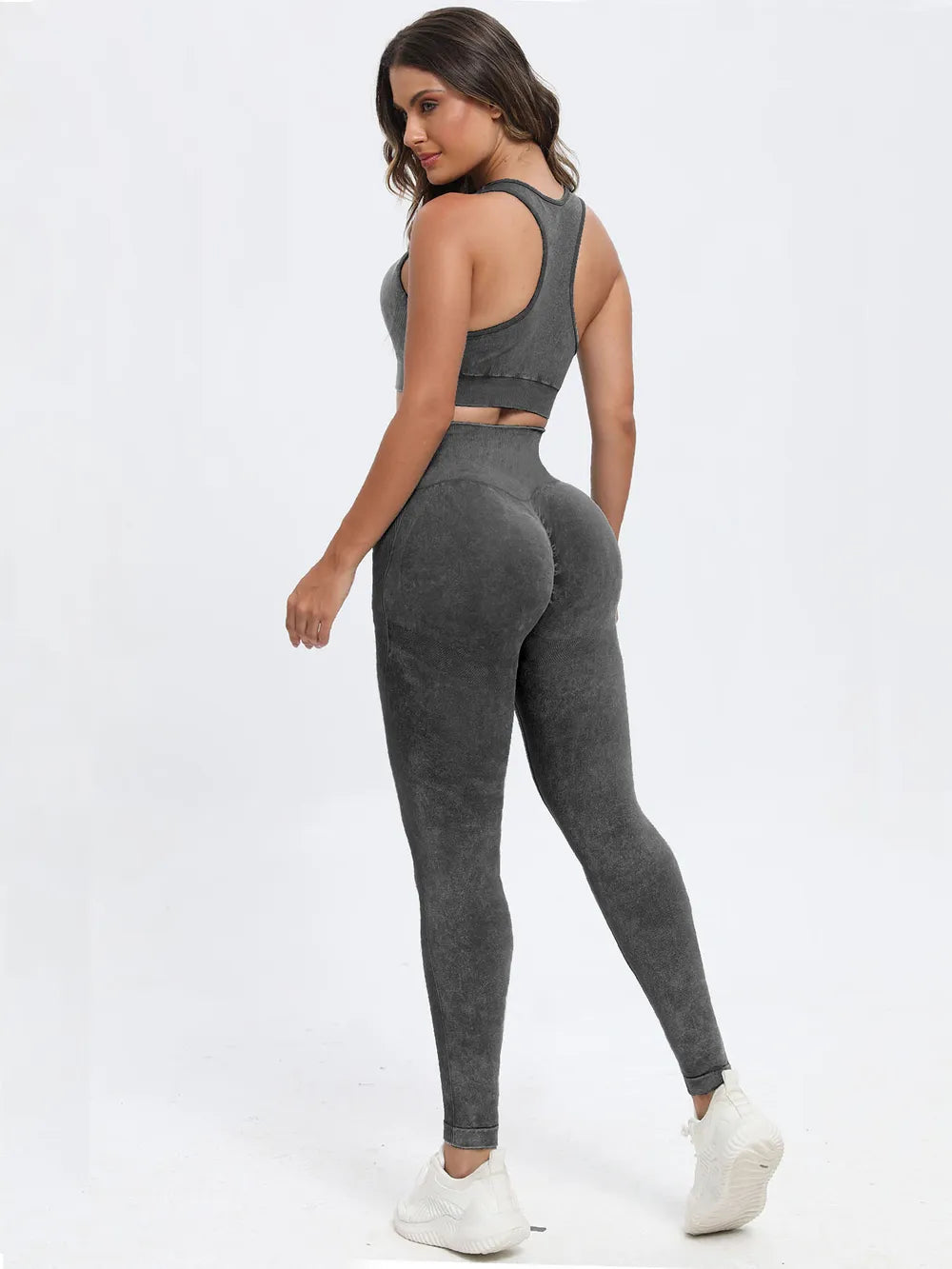 Scoop Neck Wide Strap Top and Pants Active Set Easy Apparels