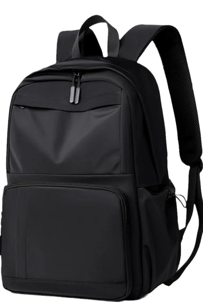 Multi-Pockets Solid Color Backpack Bag Easy Apparels