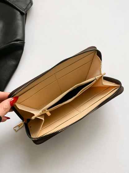 PU Leather Solid Color Wallet Easy Apparels