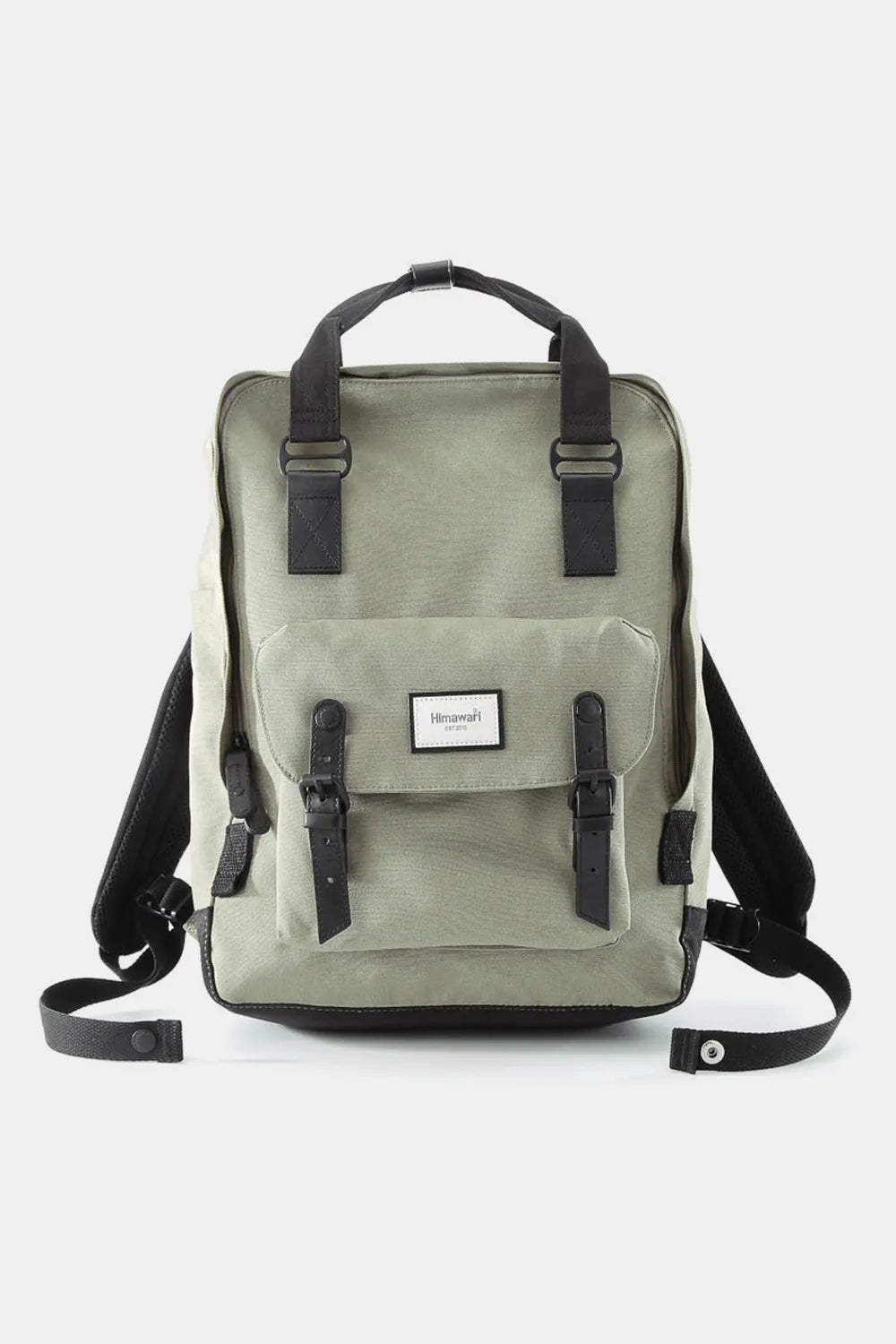 Himawari Waterproof Canvas Backpack Bag with Handles Green One Size Easy Apparels