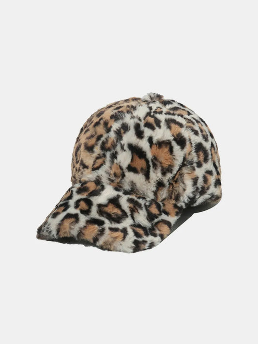 Fuzzy Acrylic Baseball Cap Khaki One Size Easy Apparels