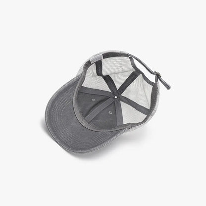 Breathable Mesh Adjustable Baseball Cap Easy Apparels
