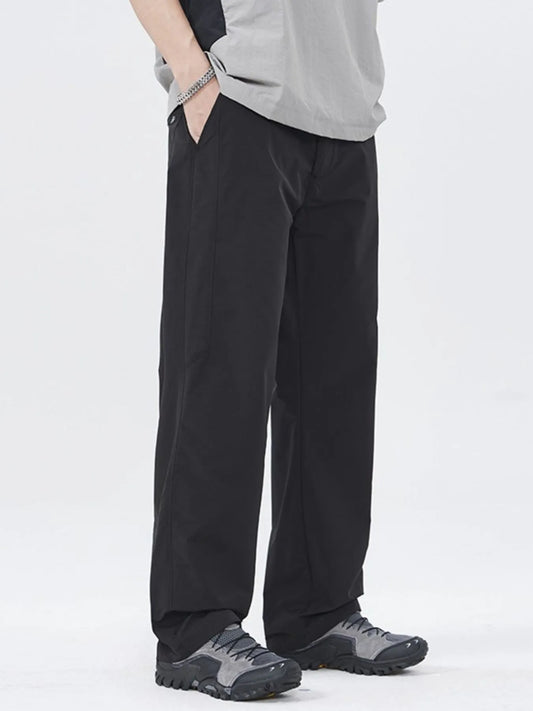 Men's Full Size Wide Leg Relaxed Fit Pants Plus Size Easy Apparels
