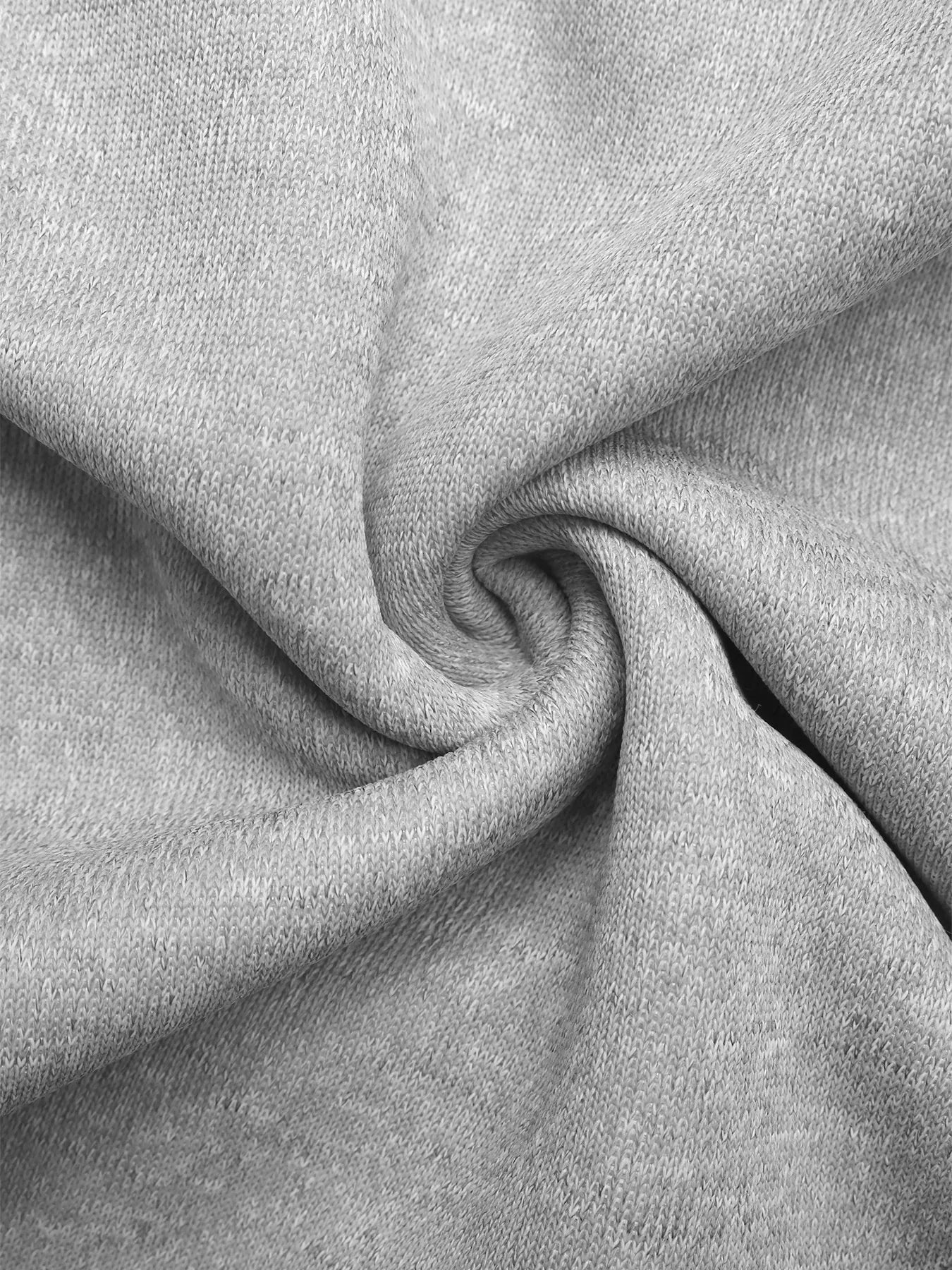 Trendsi Drawstring Zip Detail Cold Shoulder Hoodie