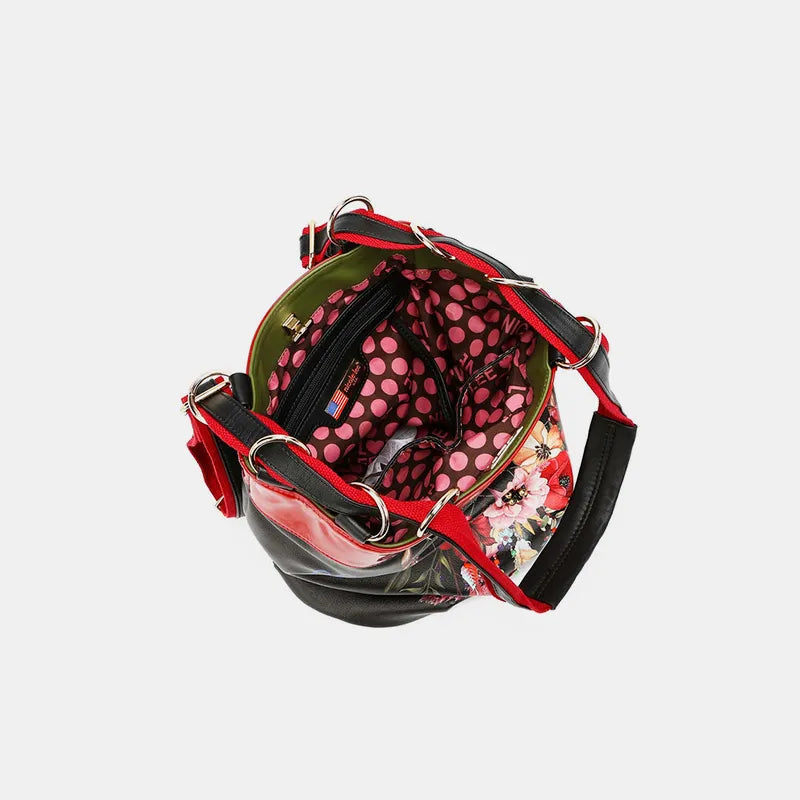 Nicole Lee USA Multifunctional Bucket Bag Backpack Easy Apparels
