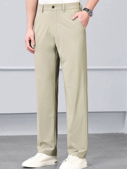 Men's Loose Fit Jeans with Pockets Khaki Easy Apparels