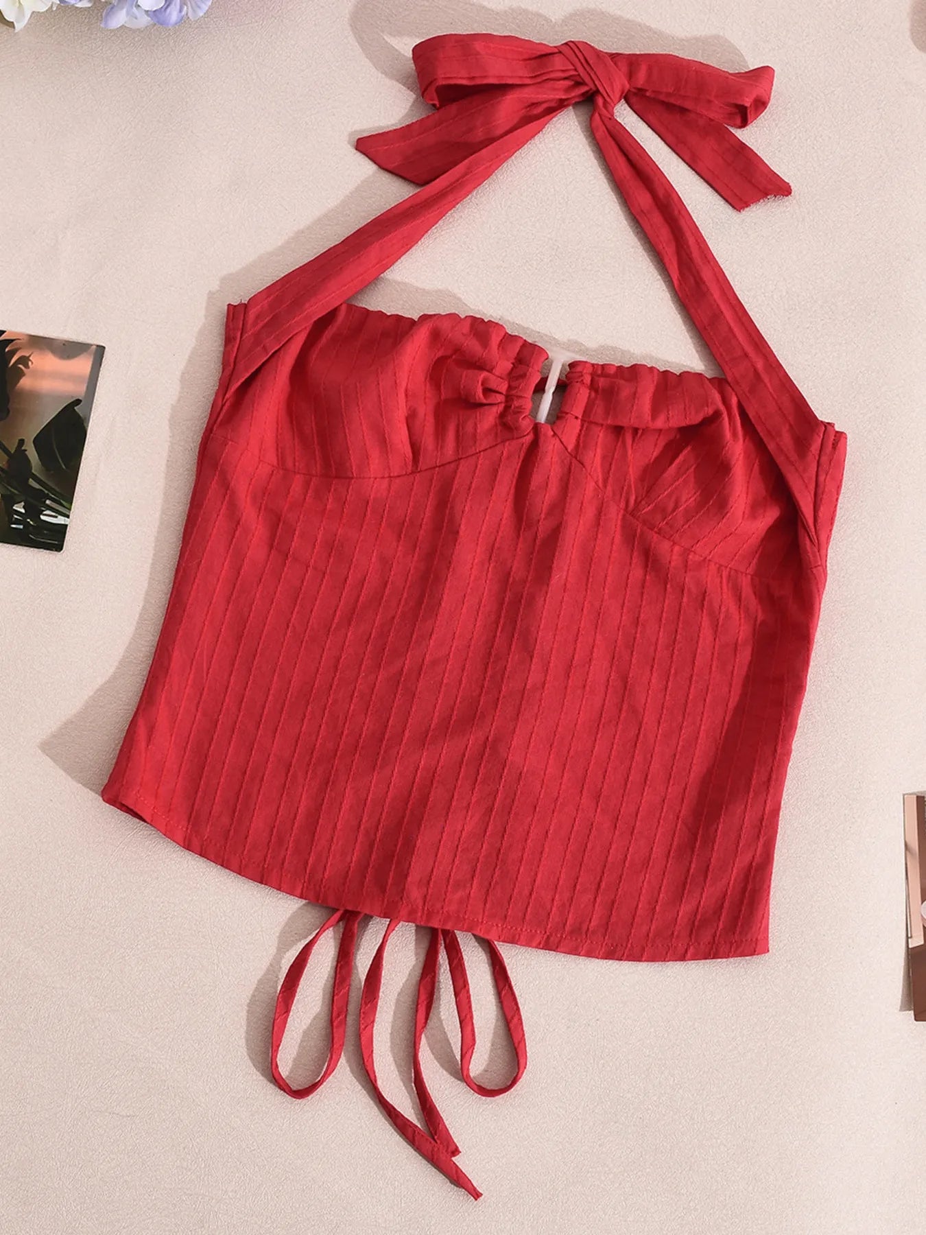 Trendsi Halter Neck Cami Top