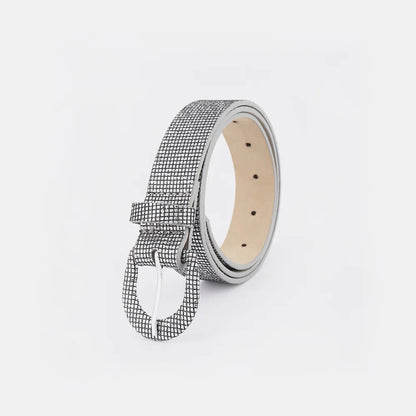 Sequin PU Leather Belt Easy Apparels
