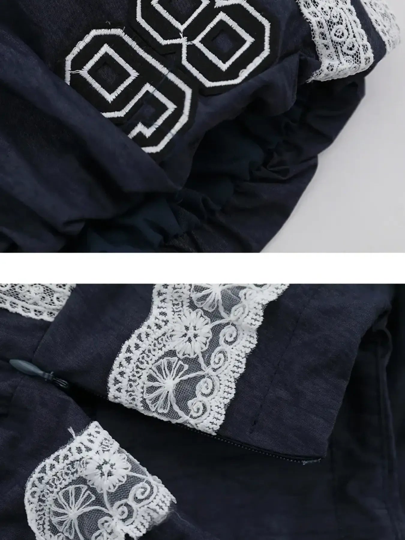 Lace Trim Shorts with Drawstring Easy Apparels