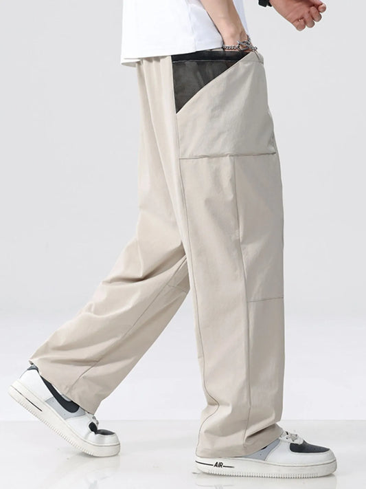 Men's Plus Size Wide Leg Pants Easy Apparels